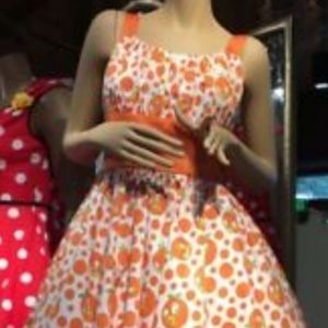Disney dress shop xl orange bird